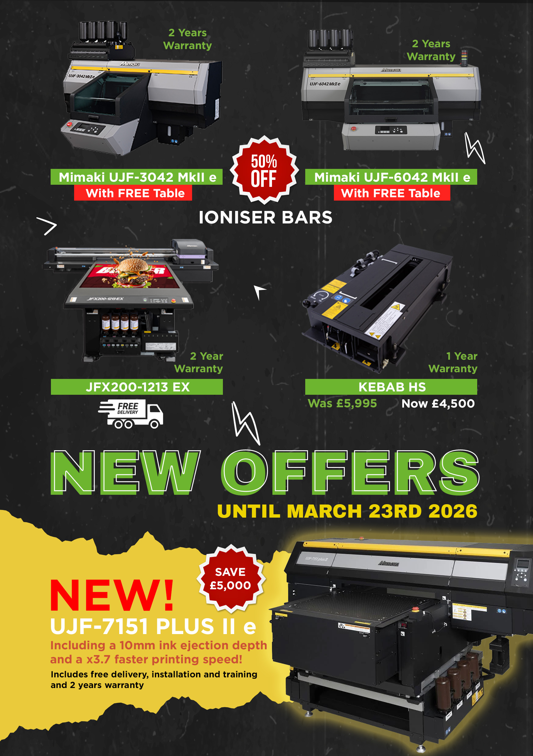 Winter Mimaki Offers